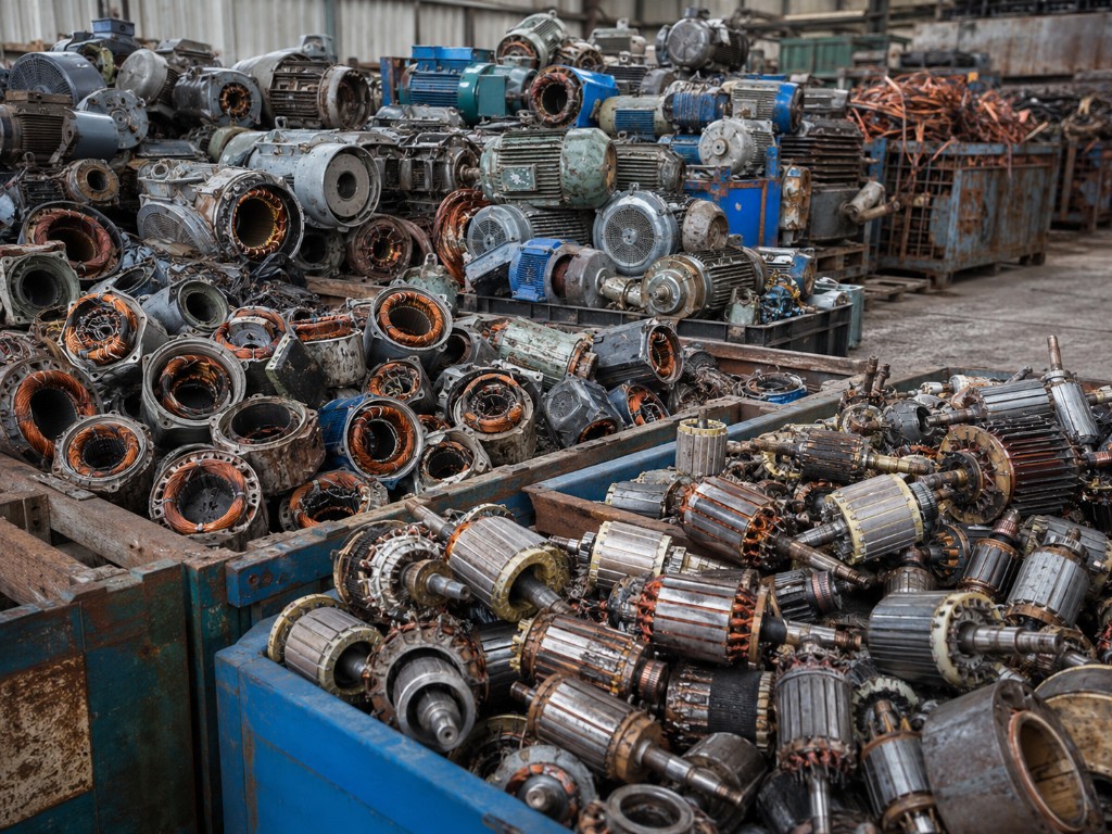 Copper Motors and Electrical Components